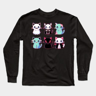 Halloween Cats Long Sleeve T-Shirt